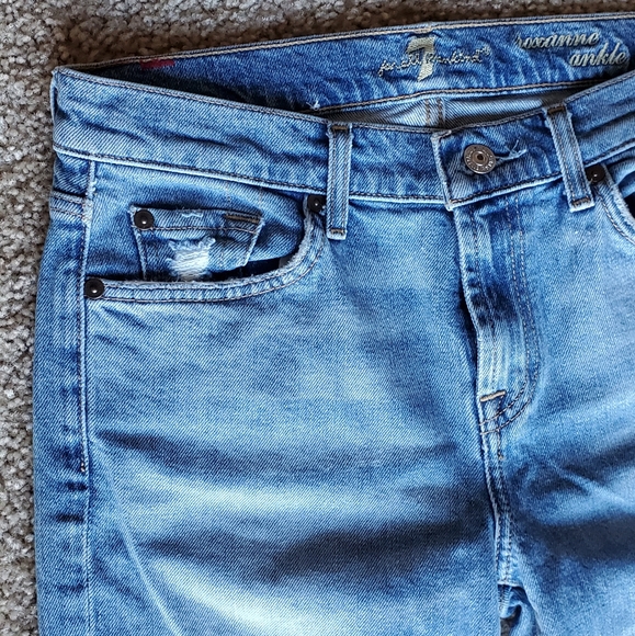 7 for All Mankind | Fringe Ankle Jeans | Roxanne - Picture 5 of 15